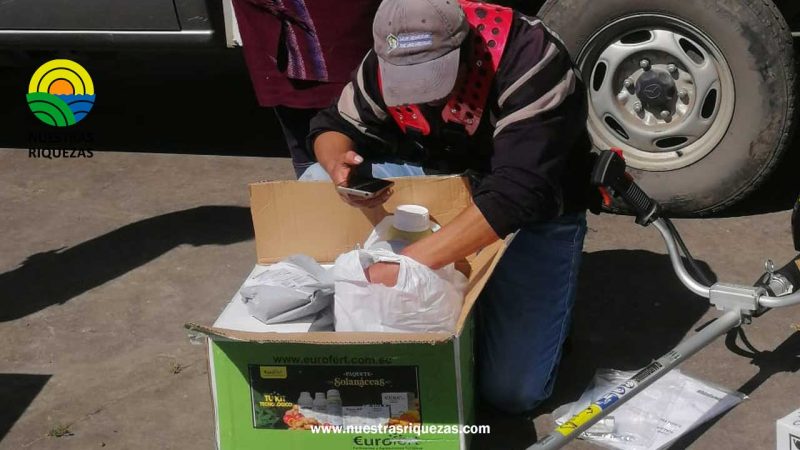 MAG entrega paquetes tecnológicos pecuarios y fitosanitarios a productores de Pallatanga