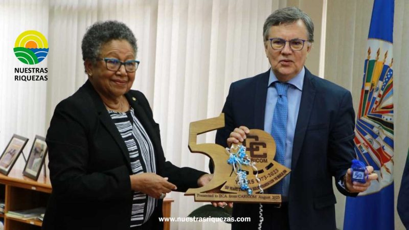 Caricom y el IICA confirman alianza y priorizan acciones para combatir la inseguridad alimentaria y nutricional y mejorar la resiliencia climática de la agricultura del caribe