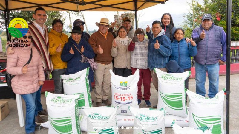 Más de 30 mil dólares entrega el MAG en insumos para productores agropecuarios en Pichincha