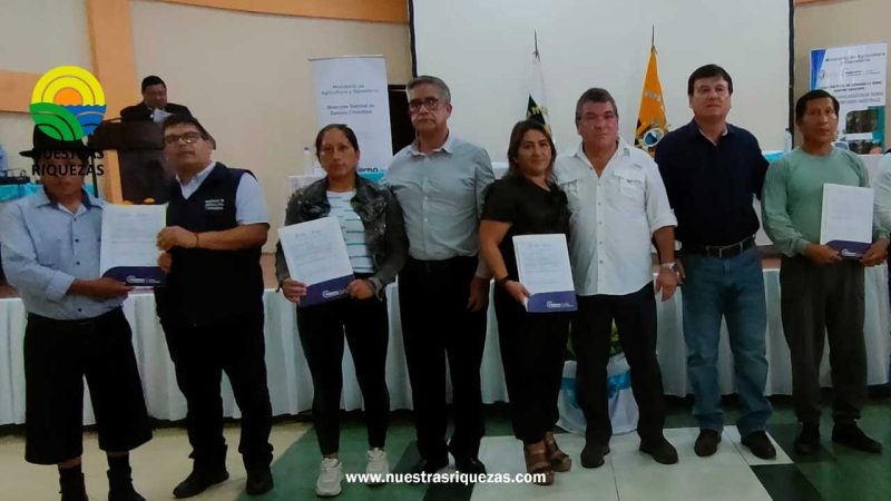 Cerca de 800 productores de Zamora reciben beneficios del MAG