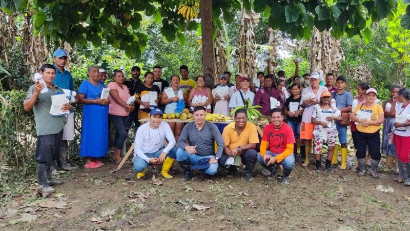 En la provincia verde, productores se benefician con la entrega de paquetes tecnológicos agrícolas