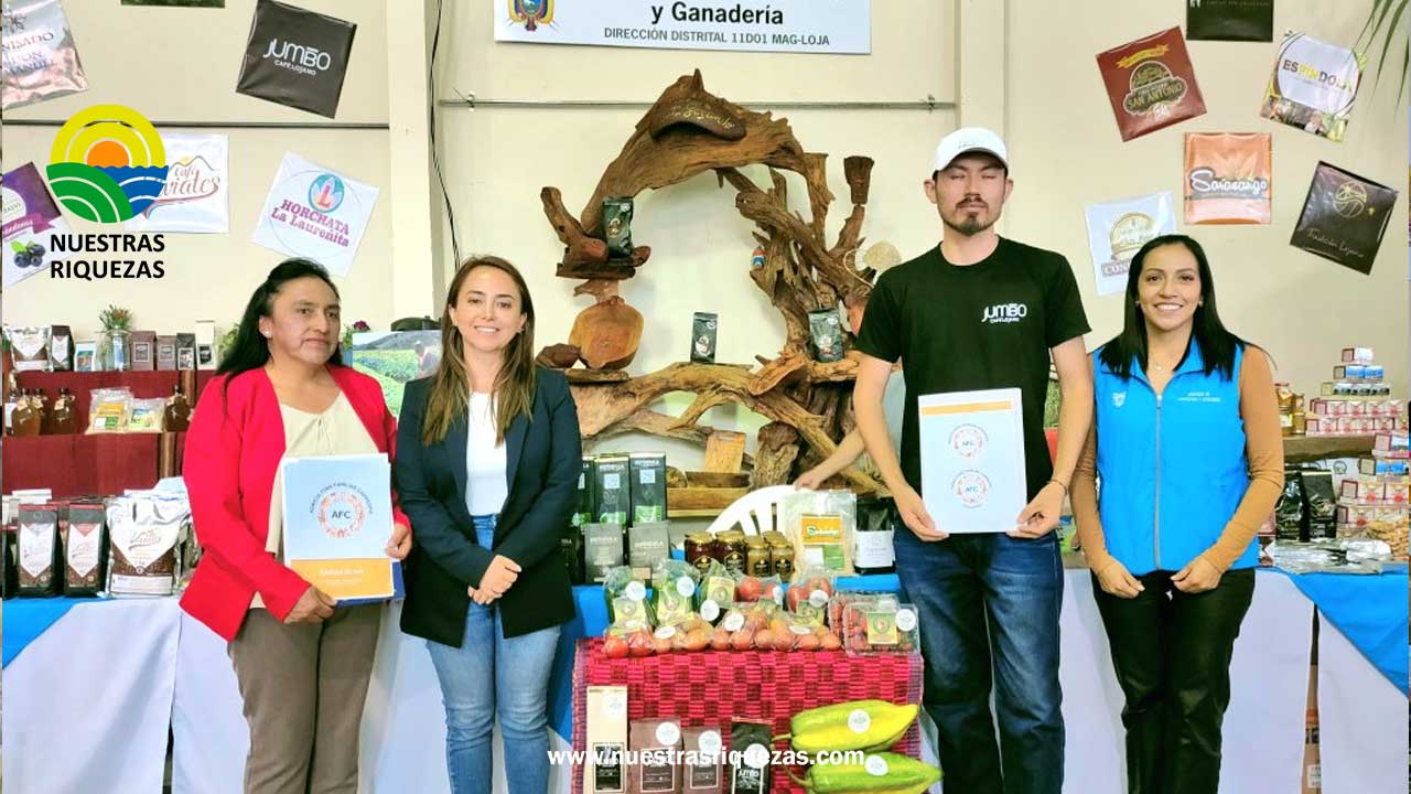 Producción de los cantones Loja y Calvas, recibe el sello de la Agricultura Familiar Campesina (AFC)