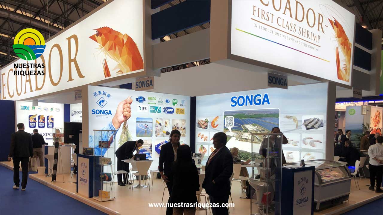 17 exportadoras de camarón ecuatoriano serán parte de la feria internacional Conxemar en Vigo España