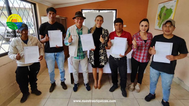 Comunas de Cayambe y Pedro Moncayo registraron sus nombramientos en el MAG