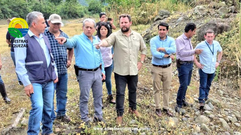 Viceministro de Desarrollo Rural verifica avance del proyecto de riego Manuel de J. Calle
