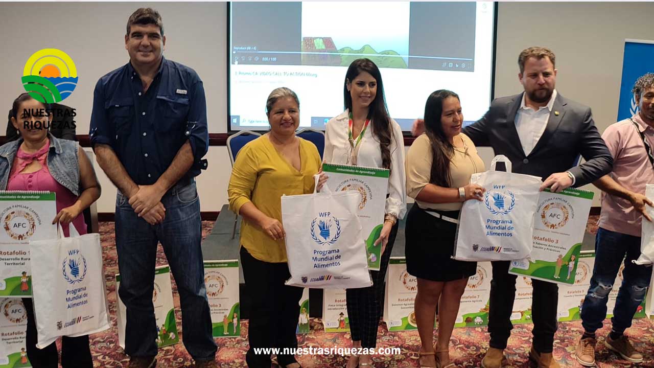 70 productores se benefician con material didáctico entregado por el MAG y PMA