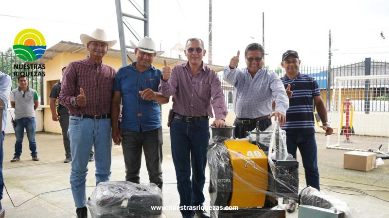 Más de 100 productores de Los Ríos se benefician con entregas del MAG