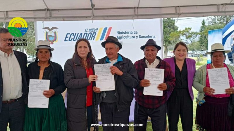 MAG entrega beneficios a productores del Azuay