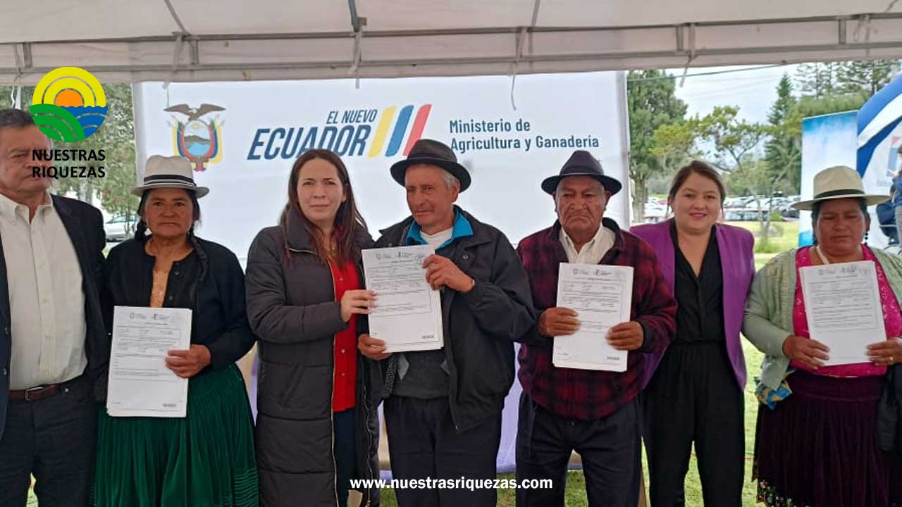 MAG entrega beneficios a productores del Azuay