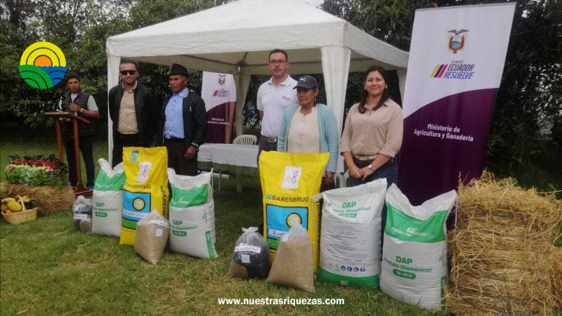 Imbabura: MAG entrega 62 kits de pasto para fortalecer el sector pecuario