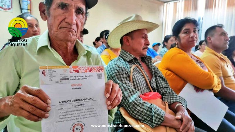 MAG impulsa la Agricultura Familiar Campesina en la provincia de Loja
