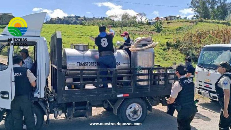 Operativo de control de precio y calidad de leche y derivados se realizó en San Fernando, Azuay