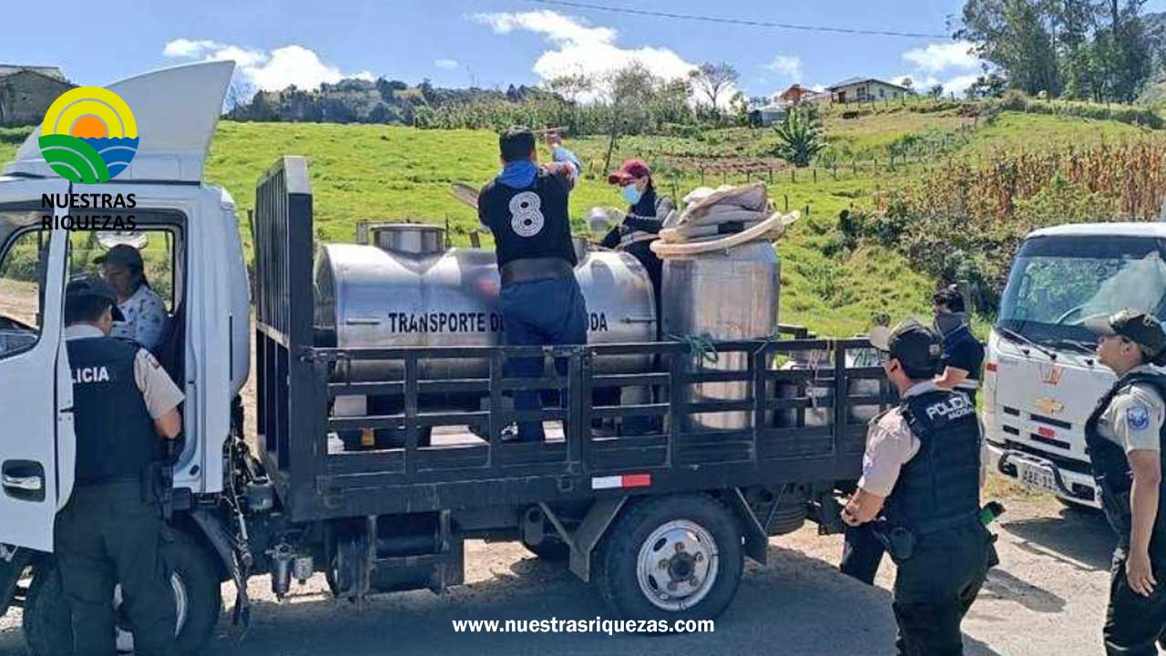 Operativo de control de precio y calidad de leche y derivados se realizó en San Fernando, Azuay