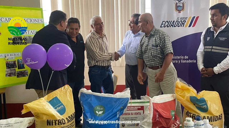 64 kits agrícolas reciben productores de Morona Santiago