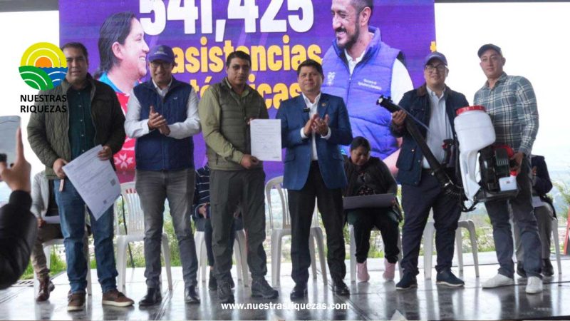 MAG impulsa el desarrollo agrícola de Cotopaxi con paquetes agropecuarios, créditos y títulos de propiedad