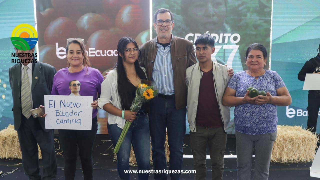 EL PRESIDENTE NOBOA PROMUEVE EL DESARROLLO RURAL Y AGROPECUARIO, MEDIANTE EL “CRÉDITO PRODUCTIVO 7X7”