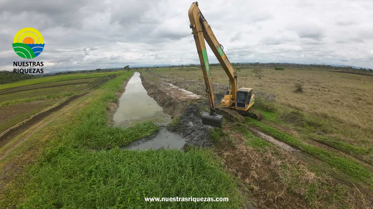 Obras de mitigación protegen comunidades y producción agrícola en Tosagua